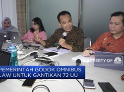 Omnibus Law Digodok Pemerintah Gantikan 72 UU