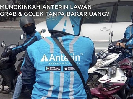 Hasil gambar untuk Anterin Vs Gojek Vs Grab: Mampukah Bersaing Tanpa Bakar Uang?