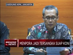 Menpora Imam Nahrawi Tersangka Suap, Ini Pernyataan KPK