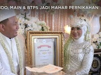 Romantis! SIDO, MAIN & BTPS Jadi Mahar Pernikahan