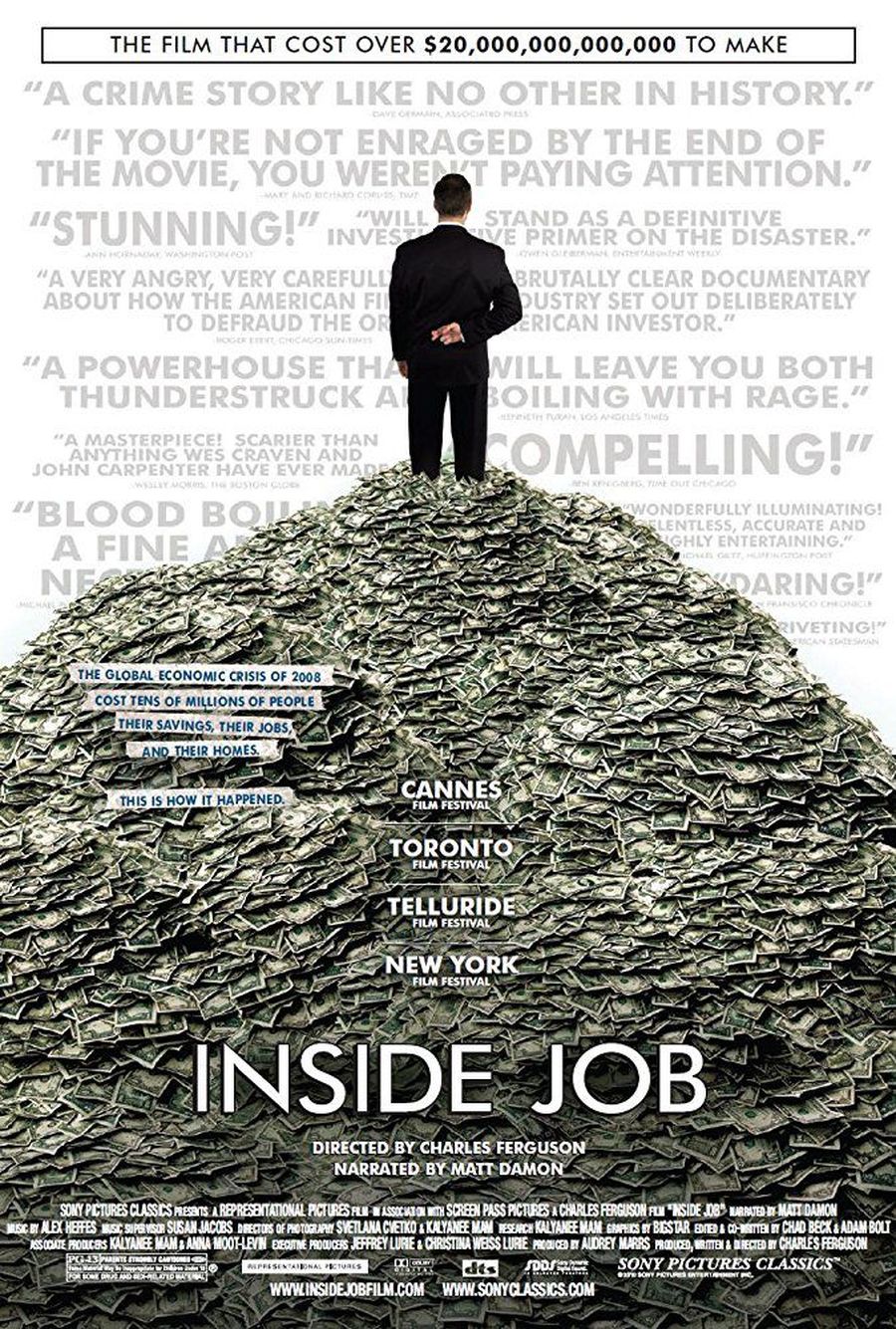 Poster Film Inside Job (2010) (ist via IMDB)
