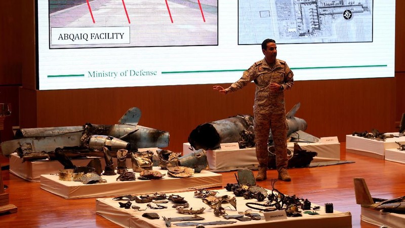 Arab Saudi melakukan konferensi pers untuk menunjukkan bukti tudingannya pada Iran