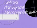 Pengertian dan Syarat Mengantongi IMB