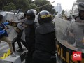 FOTO: Demo Massa PMII Berujung Bentrok di Gedung KPK
