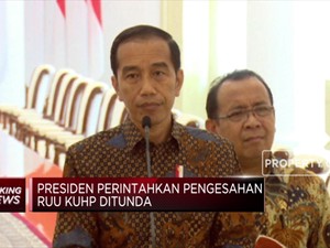 Presiden Jokowi Tunda Pengesahan RUU KUHP