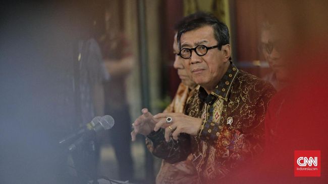 Yasonna Laoly Mundur sebagai Menteri Hukum dan HAM