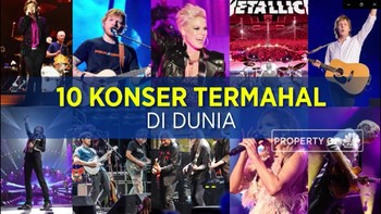 Deretan 10 Konser Musik Termahal di Dunia