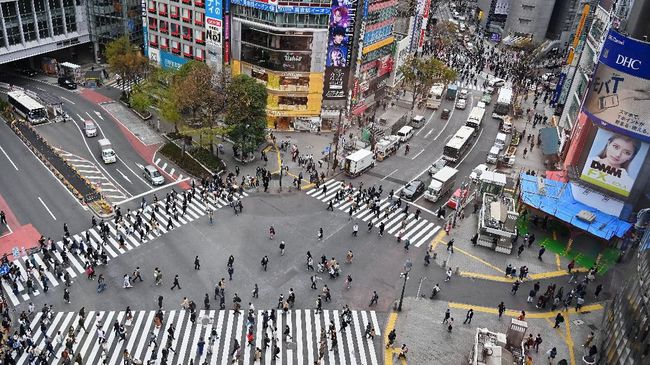 Cara Mengabadikan Foto Persimpangan Shibuya