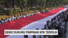 VIDEO: Demo Dukung Pimpinan KPK Terpilih