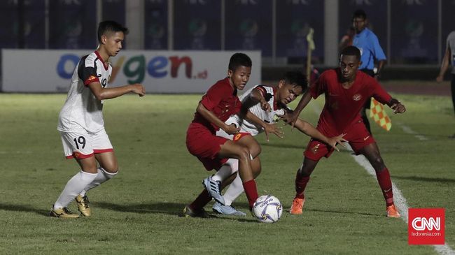 Timnas Indonesia U-16 Imbangi China di Babak Pertama