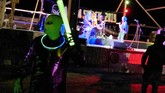 'Storm Area 51' juga dirayakan dengan festival musik di beberapa titik dekat lokasi. (AFP/Bridget Bennett)