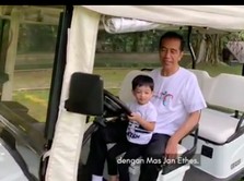 Video Jokowi Main dengan Jan Ethes Diprotes Netizen, Ada Apa?