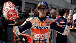 Marquez Bingung Performa Pebalap Yamaha di MotoGP Aragon