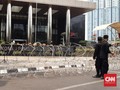 Antisipasi Ricuh, Polisi Pasang Barikade Kawat Berduri di KPK