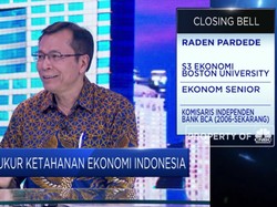 Raden Pardede : Laju PDB Dipangkas 5%, Indonesia Belum Resesi