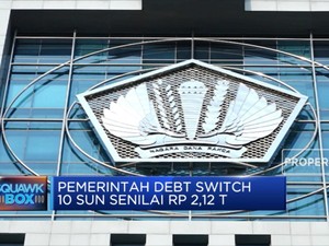Pemerintah Lelang Debt Switch 10 SUN Rp 2,12 T