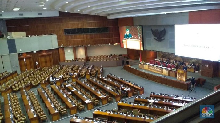 Sidang Paripurna (CNBC Indonesia/Cantika Dinda)