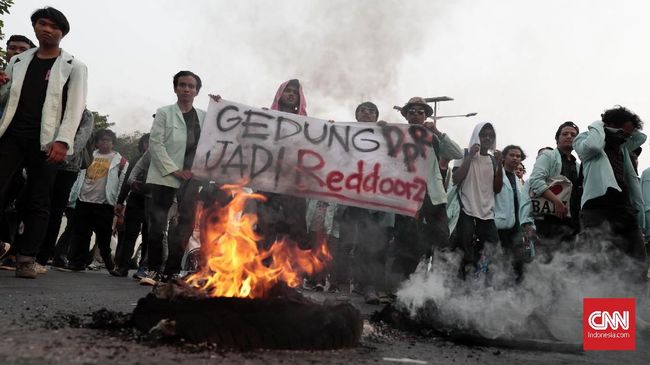 Titik Panas Demo Mahasiswa di Jakarta
