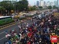 Trik Buat Pengemudi Supaya Lolos dari Kerumunan Pedemo