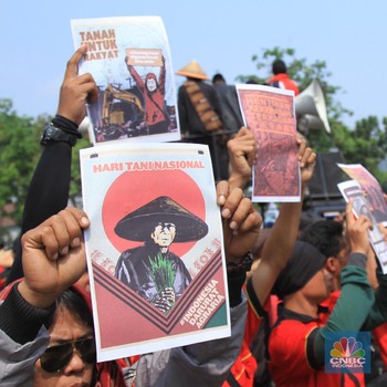 Buruh Tani Bergerak, Geruduk Istana Jokowi