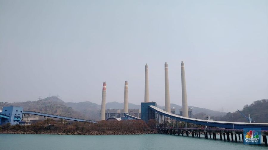 PT Indonesia Power melalui Unit Pembangkitan (UP) Suralaya menegaskan jika Pembangkit Listrik Tenaga Uap (PLTU) ini tidak menyumbang polusi untuk Jakarta. (CNBC Indonesia/Nia)