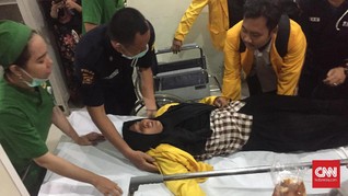 Puluhan Mahasiswa di Palembang Dilarikan ke RS