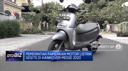 Pemerintah Pamerkan Motor Listrik Gesits di Hannover