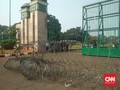 Kawat Berduri Dipasang di Depan DPR Antisipasi Demo Ricuh