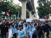 Aksi Mahasiswa Meluas, Dari Palembang Hingga Parepare