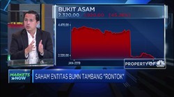 Saham Emiten Tambang BUMN Berguguran