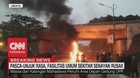 VIDEO: Pasca-Unjuk Rasa, Fasilitas Umum Sekitar Senayan Rusak