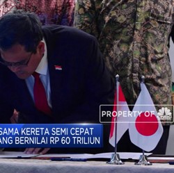 Indonesia-Jepang Teken MoU Kereta Semi-Cepat Jakarta-Surabaya