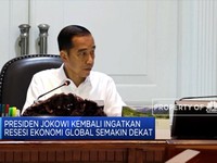 Lagi, Presiden Ingatkan Ancaman Resesi Global