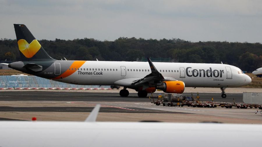Maskapai penerbangan Jerman terkena imbas dari bangkrutnya maskapai dan juga perusahaan travel Thomas Cook.