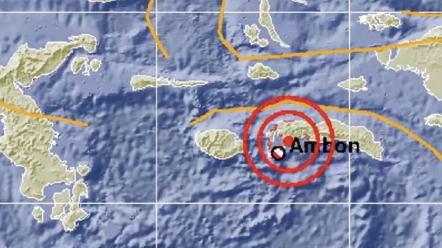 Gempa Ambon (Twitter @infoBMKG)