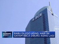 Saham BBCA Diborong Asing Rp 200,84 M