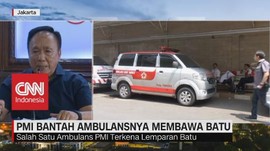 VIDEO: PMI Bantah Ambulansnya Membawa Batu