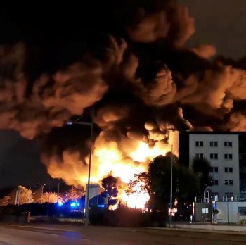 Kebakaran Besar di Rouen Perancis, Sekolah Sampai Diliburkan