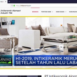 H1-2019, Intikeramik Alamasri Bukukan Rugi