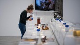 Di Swedia, pameran makanan paling menjijikan terselenggara di Disgusting Food Museum sepanjang tahun. Sementara di Prancis, pameran ini berlangsung di Nantes pada 25 September hingga 3 November 2019. Sedangkan di Las Vegas, Amerika Serikat, berlangsung pada 8-10 Oktober 2019. (Photo by LOIC VENANCE / AFP)