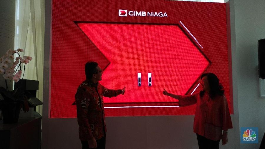 Peresmian CIMB Niaga Digital Lounge @Home Kemang. (CNBC Indonesia/Yuni Astutik)