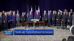AS-Jepang Teken Perjanjian Dagang Fenomenal