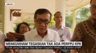 VIDEO: Menkumham Tegaskan Tak Ada Perppu KPK