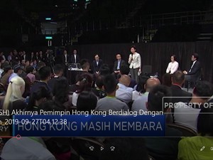 Akhirnya, Pemimpin Hong Kong Berdialog dengan Demonstran