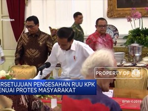 Presiden Jokowi Buka Peluang Penerbitan Perppu KPK