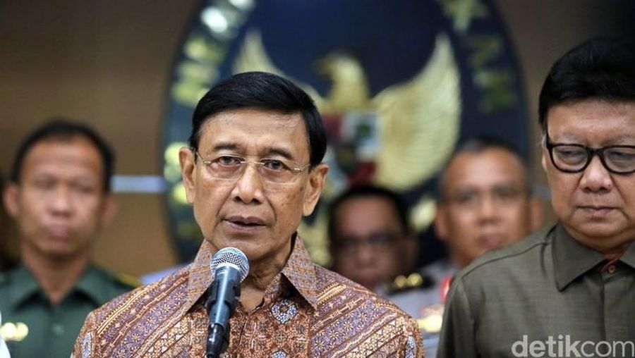 Menkopolhukam Wiranto (Ari Saputra/detikcom)
