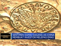 Harga Emas Tertatih untuk Bangkit