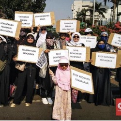 Cerita Demo Mujahid 212, Minta Jokowi Mundur