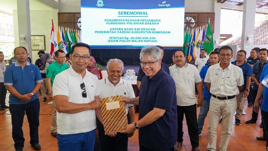 Gubernur Jawa Barat Ridwan Kamil menghadiri acara Forum Koordinasi Penyelenggaraan Pemerintahan Daerah Jabar di Pangandaran, Kamis (26/9/2019).