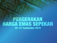 Pergerakan Emas Sepekan Ini: 3 Hari Naik, 2 Hari K.O